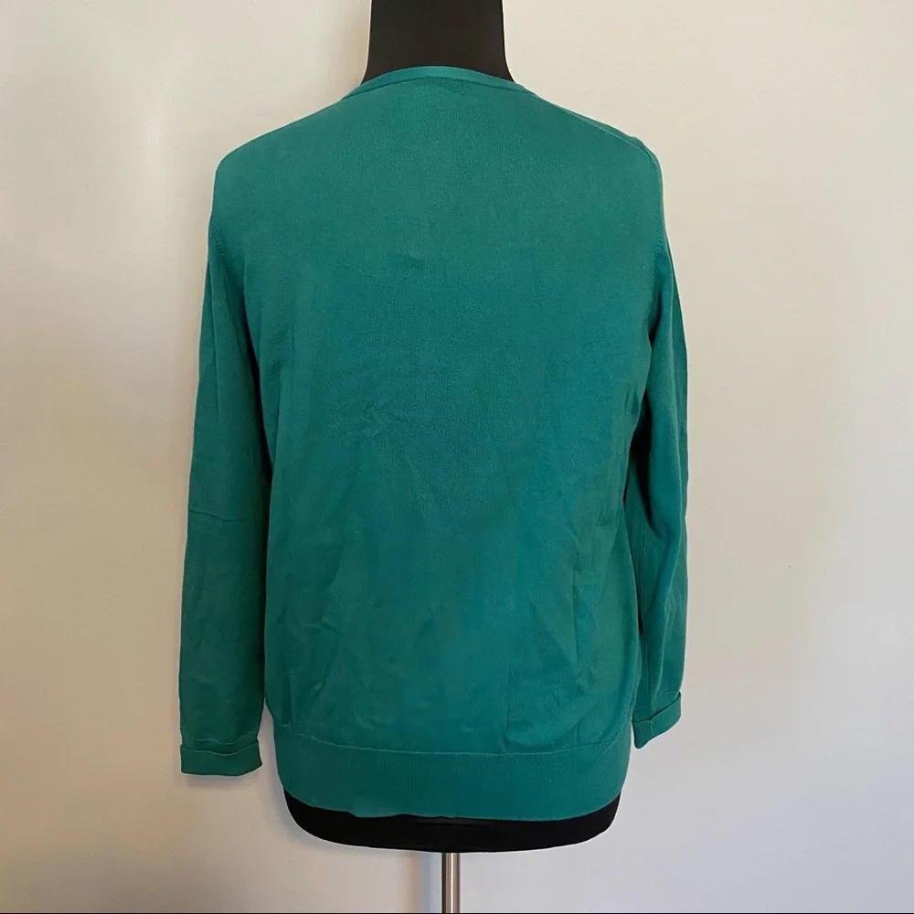 LANDS END tall button up long sleeve cardigan